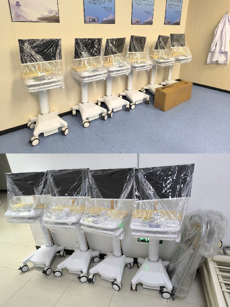 安徽合肥某三甲医院移动护理工作站安装服务案例